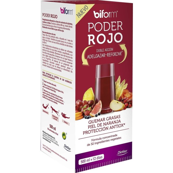 Biform Poder Rojo Quemagrasas y Antioxidante 500ml
